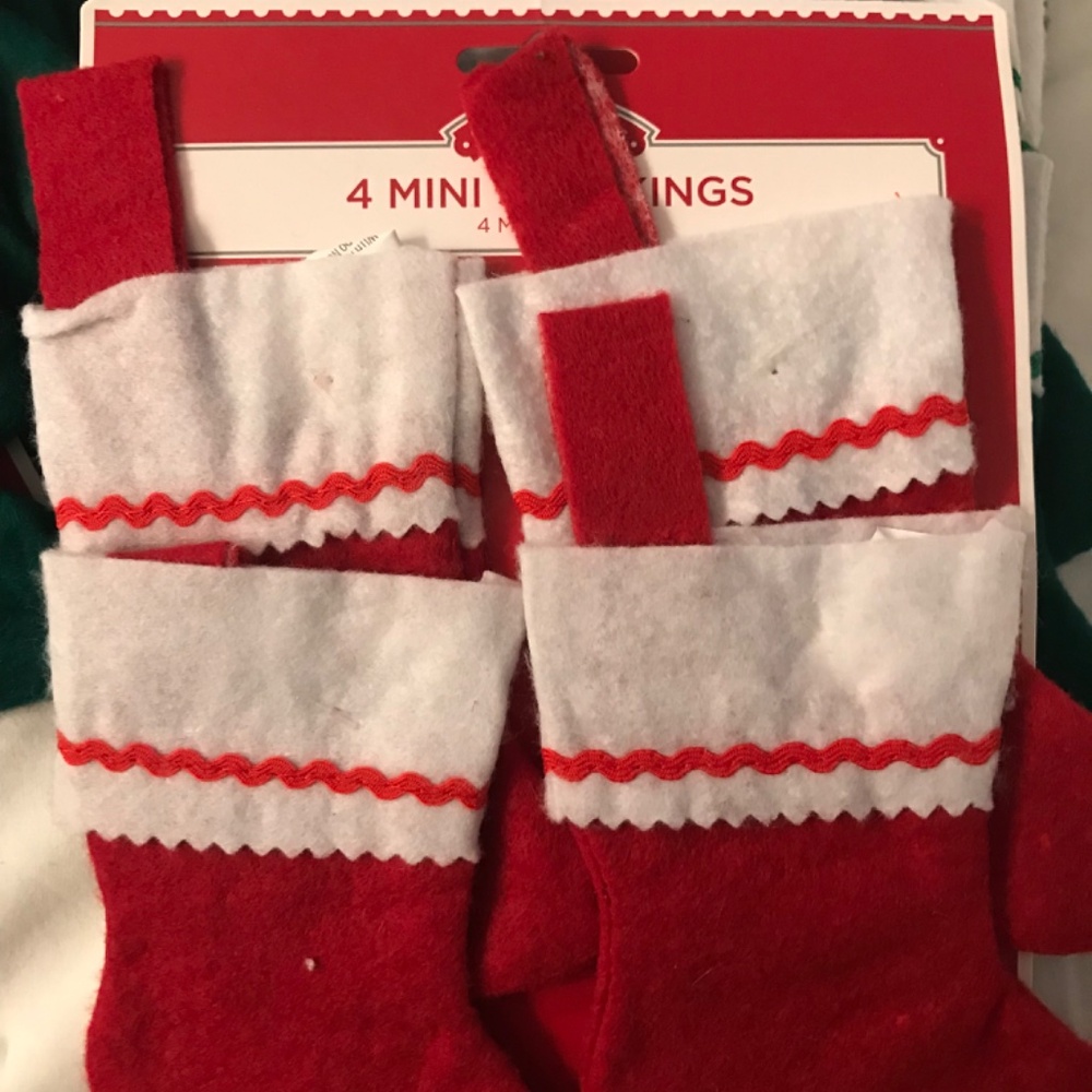 Lot 52 mini 5” Christmas stocking use in ugly - Picture 3 of 3